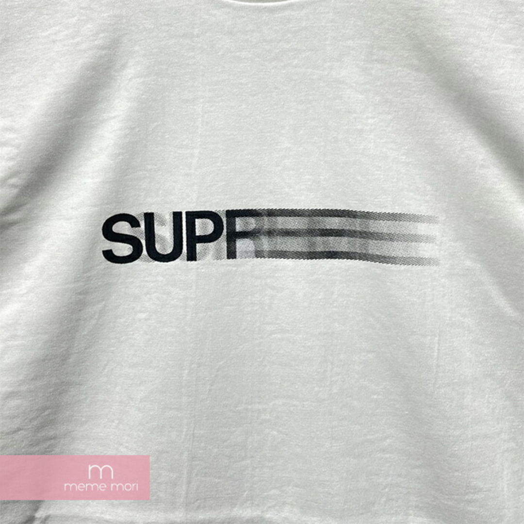 Supreme 2023SS Motion Logo Tee シュプリーム モーションロゴTシャツ 半袖カットソー ロゴプリント ホワイト サイズXL【230705】【新古品】【me04】