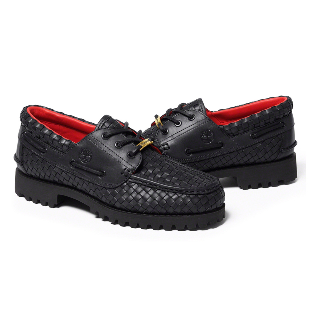 Supreme(シュプリーム)のSupreme Timberland Woven 3Eye Lug 黒 ブラック メンズの靴/シューズ(ブーツ)の商品写真