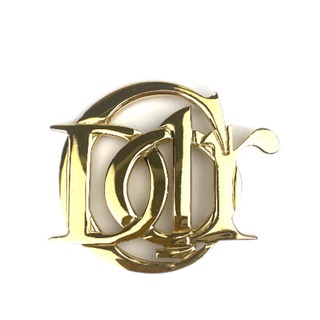 Christian Dior クリスチャンディオール ブローチ Diorロゴ ブローチ ゴールド  tdc-000671-4e