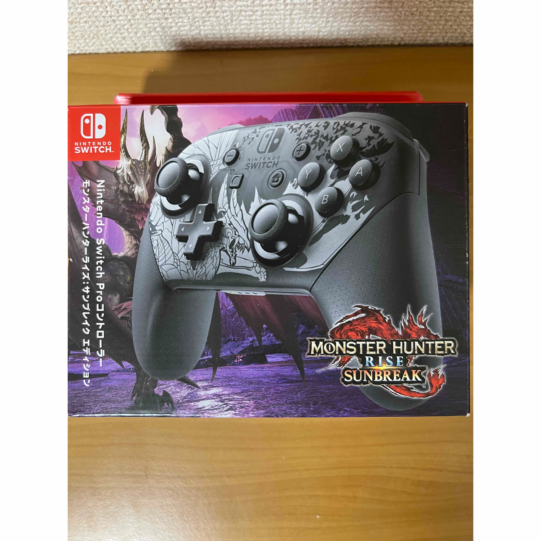 Switch プロコン モンスターハンター サンブレイク コントローラー 新品-