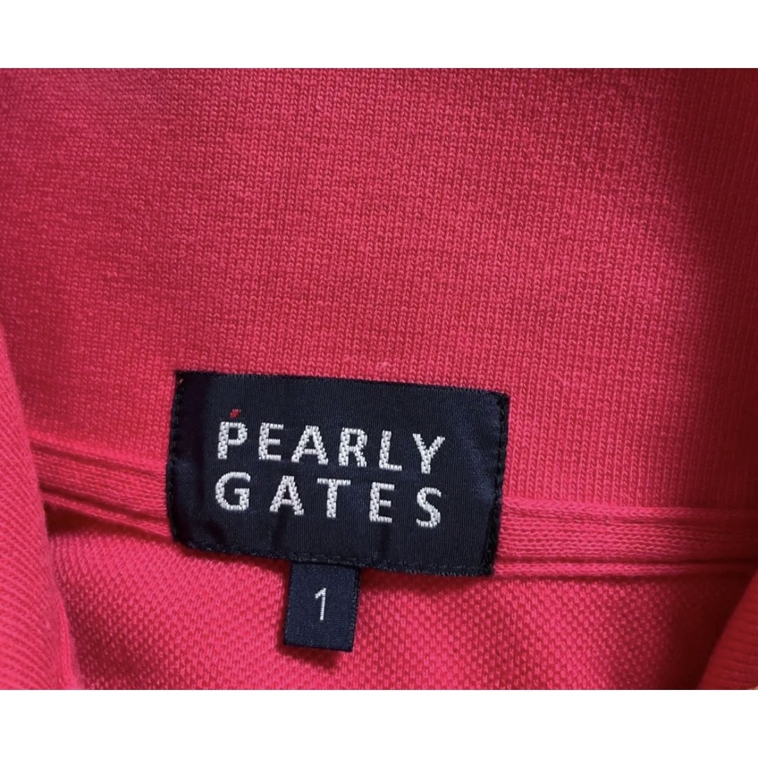 PEARLY GATES - パーリーゲイツ フロッキー 半袖ポロワンピース 1の