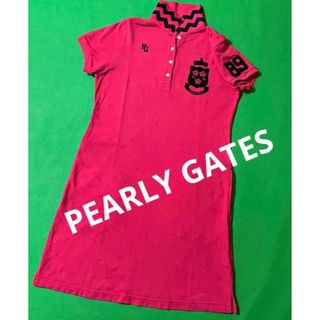 パーリーゲイツ(PEARLY GATES)のパーリーゲイツ  フロッキー　半袖ポロワンピース　1(ウエア)