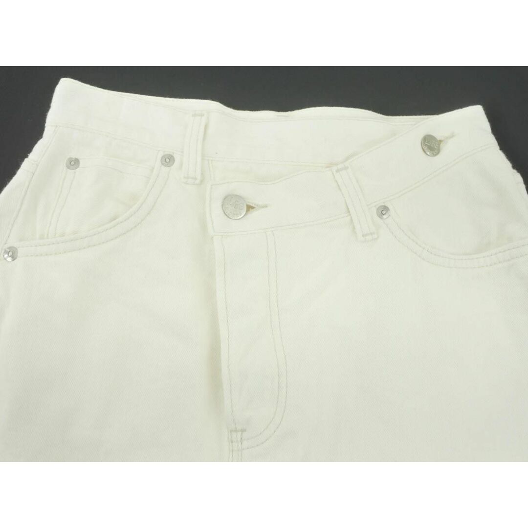 Lee(リー)のLee リー LB9954 デニム ボタンフライ スカート sizeXS/白 ■■ レディース レディースのスカート(ひざ丈スカート)の商品写真