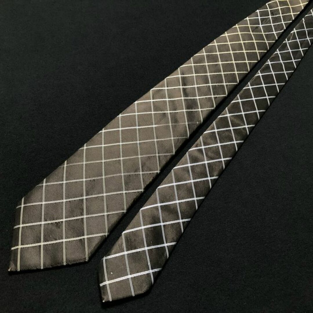 BURBERRY BLACK LABEL(バーバリーブラックレーベル)のバーバリーブラックレーベル チェック ブラウン ネクタイ A101-H01 メンズのファッション小物(ネクタイ)の商品写真