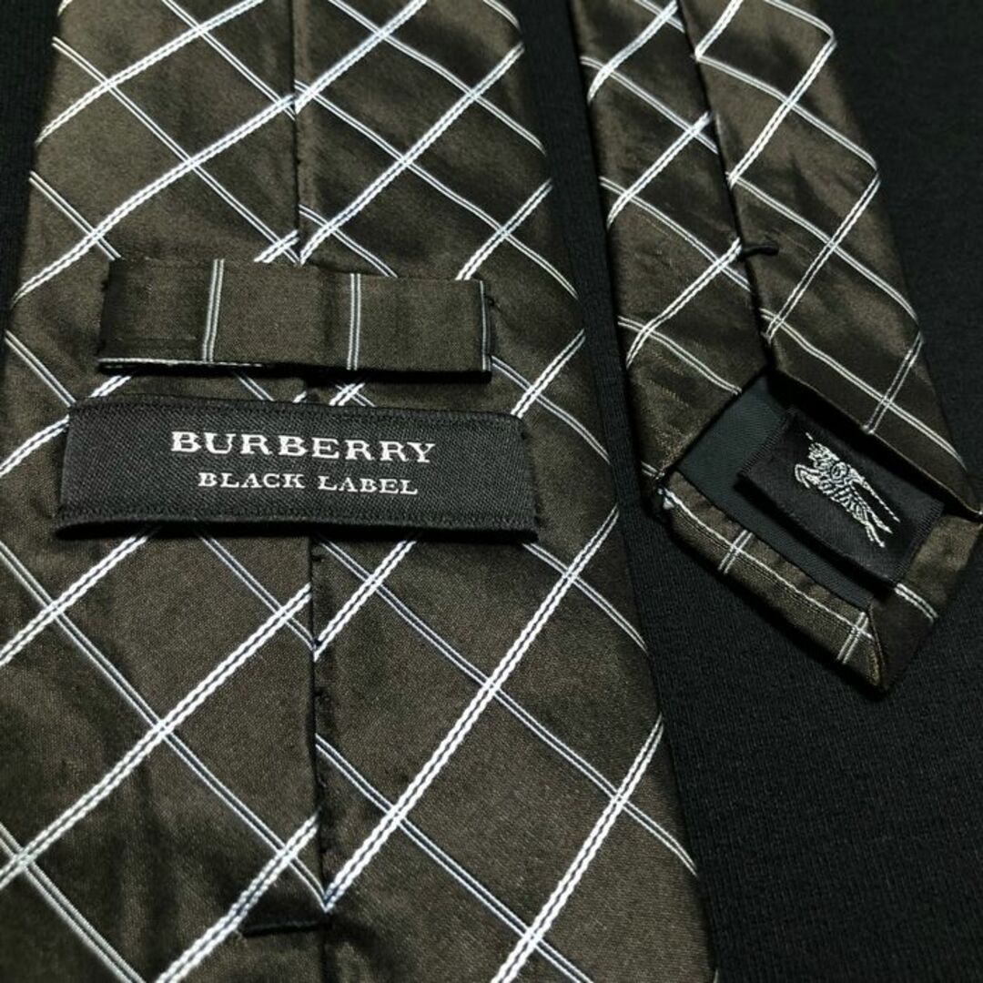 BURBERRY BLACK LABEL(バーバリーブラックレーベル)のバーバリーブラックレーベル チェック ブラウン ネクタイ A101-H01 メンズのファッション小物(ネクタイ)の商品写真