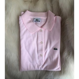 ロキエ(Lochie)のLACOSTE pink long polo💕(ポロシャツ)