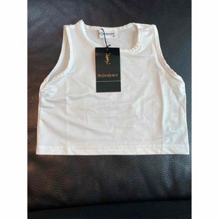 イヴサンローラン(Yves Saint Laurent)のタグ付き　イヴ・サンローラン　タンクトップ　100(Tシャツ/カットソー)