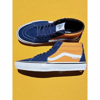 ヴァンズ(VANS)のバンズ VANS SKATE GROSSO MID 27,5cm Navy/Or(スニーカー)