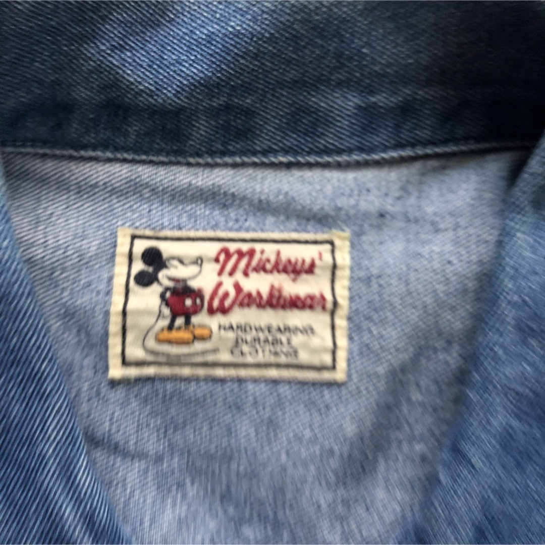 ディズニー　ミッキー Gジャン　デニム　チケット　アメカジ  グッズ レディースのジャケット/アウター(Gジャン/デニムジャケット)の商品写真