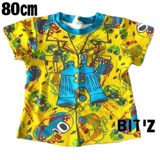 ビッツ(Bit'z)のBIT'Z  ビッツ　半袖　Tシャツ メッシュ生地　恐竜柄　80(Ｔシャツ)