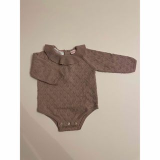 ザラキッズ(ZARA KIDS)のZARAベビー　ザラ　ニット　ロンパース　子供服　ベビー服(ロンパース)