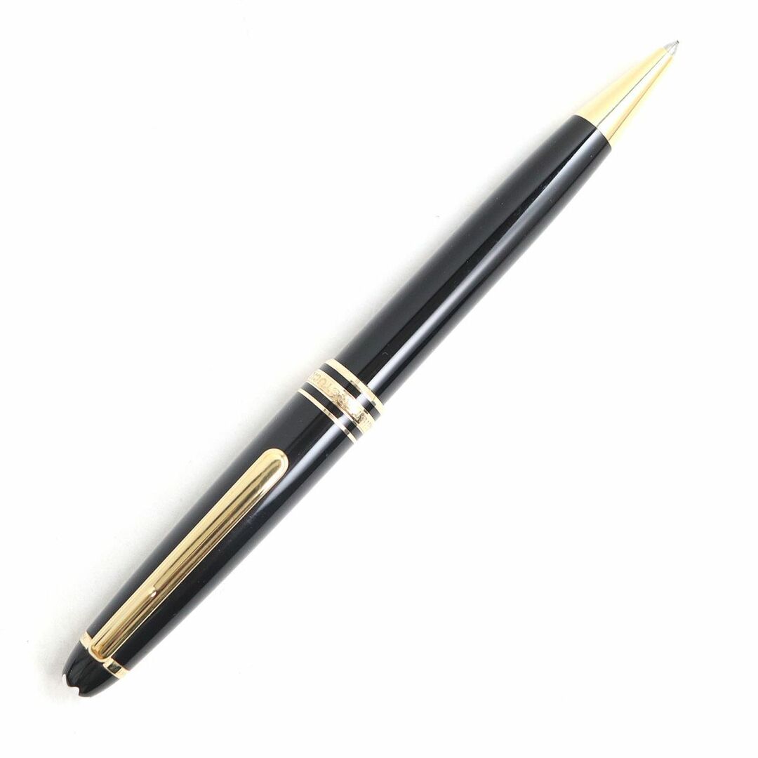 良品◆MONTBLANC モンブラン マイスターシュテュック クラシック ホワイトスター ボールペン ブラック×ゴールド ドイツ製 1