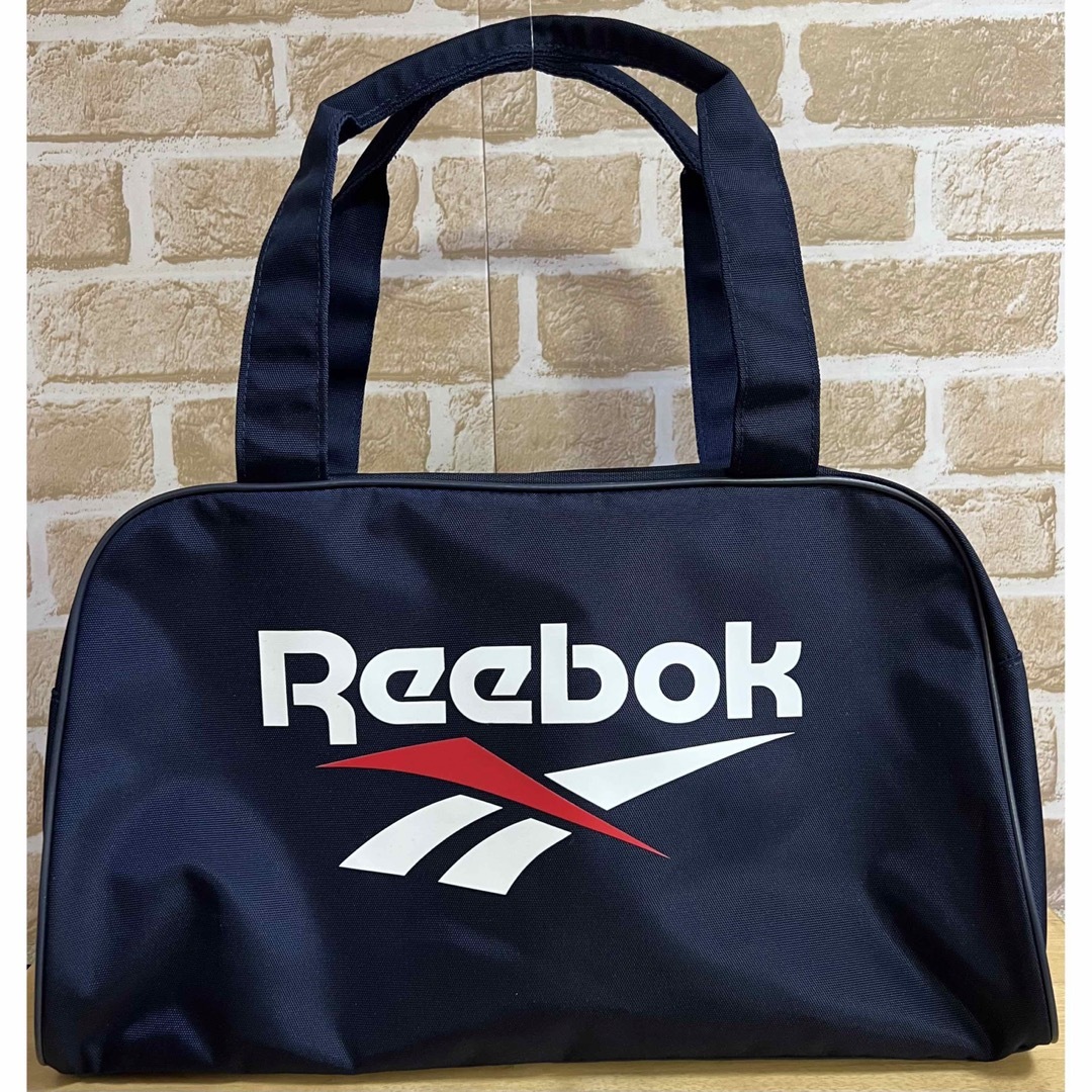 Reebok リーボック 93年 Shaquille O Neal 2WAY SHAQロゴプリント 刺繍 ショルダー ハンド ボストンバッグ AB49411 32 Orlando Magic オーランドマジック シグネチャーモデル 90s DEADSTOCK デッドストック ブルー ブラック 【メンズ】