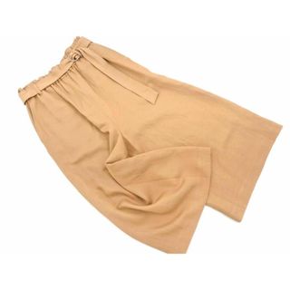 イエナ(IENA)のIENA イエナ リネン混 ガウチョ パンツ size34/キャメル ■◆ レディース(その他)