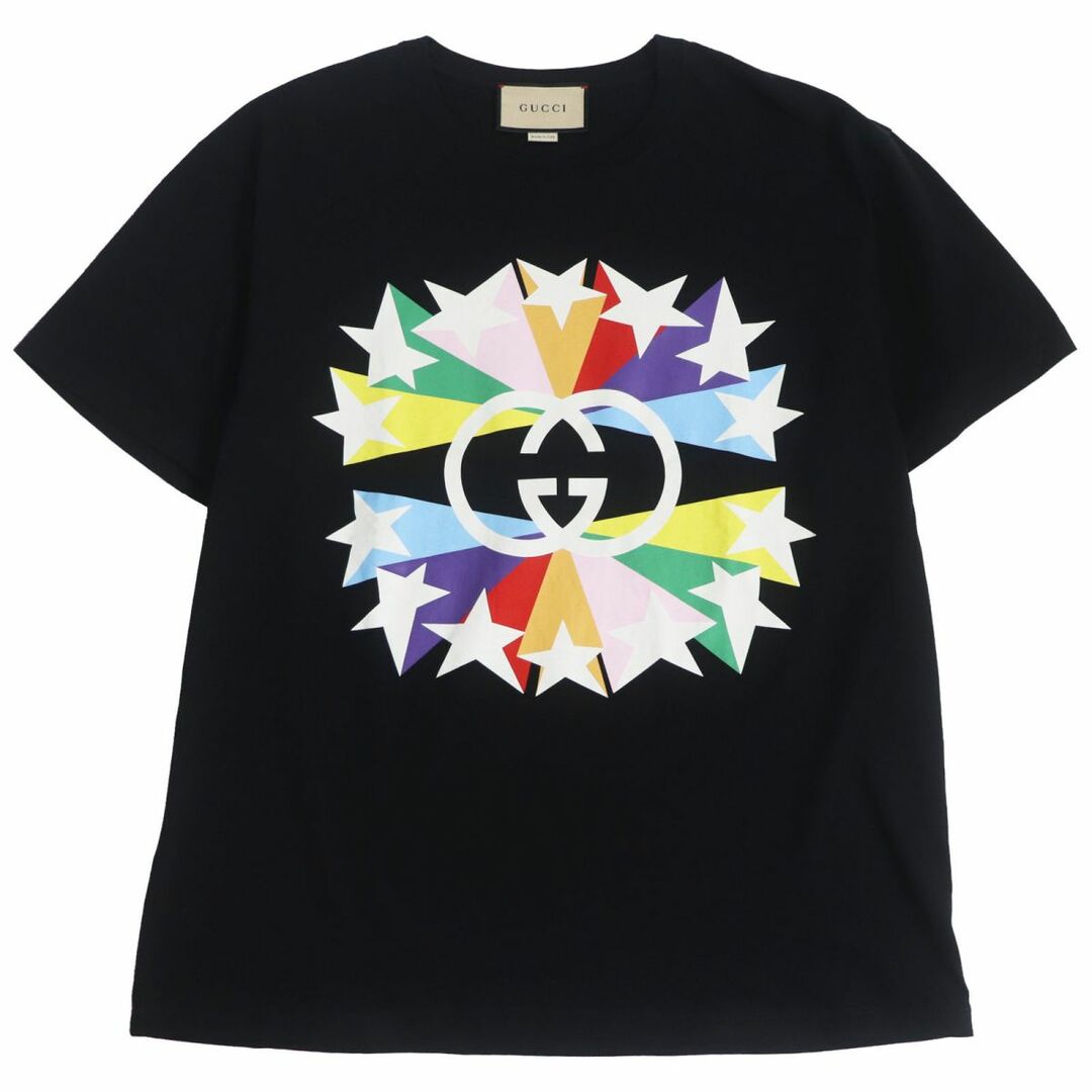 グッチ】Gucci メンズ インターロッキング ロゴプリント Tシャツ