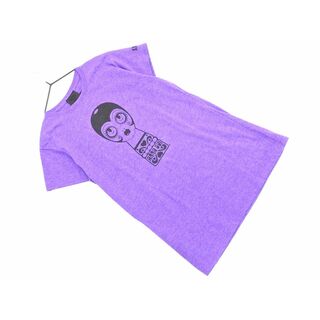 アナスイ(ANNA SUI)のANNA SUI アナスイ プリント Tシャツ sizeS/紫 ■◆ レディース(Tシャツ(半袖/袖なし))