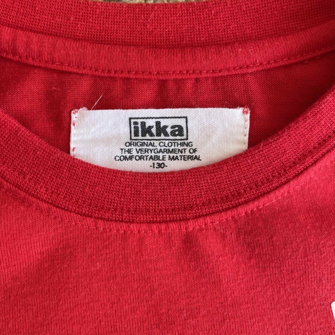 ikka(イッカ)のikka Tシャツ　130 キッズ/ベビー/マタニティのキッズ服男の子用(90cm~)(Tシャツ/カットソー)の商品写真