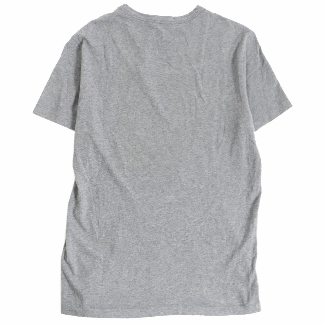 美品□21SS MONCLER/モンクレール MAGLIA T-SHIRT ロゴデザイン コットン100％ クルーネック 半袖Tシャツ/カットソー  XS グレー 正規品