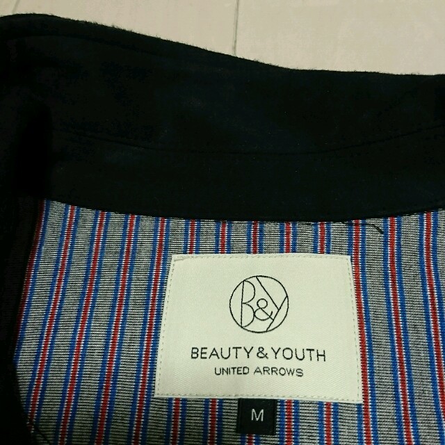 BEAUTY&YOUTH UNITED ARROWS(ビューティアンドユースユナイテッドアローズ)の【UNITED ARROWS　BEAUTY＆YOUTH】メンズブラックジャケット メンズのジャケット/アウター(テーラードジャケット)の商品写真