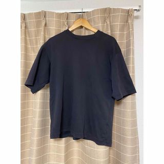 ユニクロ(UNIQLO)のUNIQLO エアリズムコットンオーバーサイズTシャツ メンズL(Tシャツ/カットソー(半袖/袖なし))