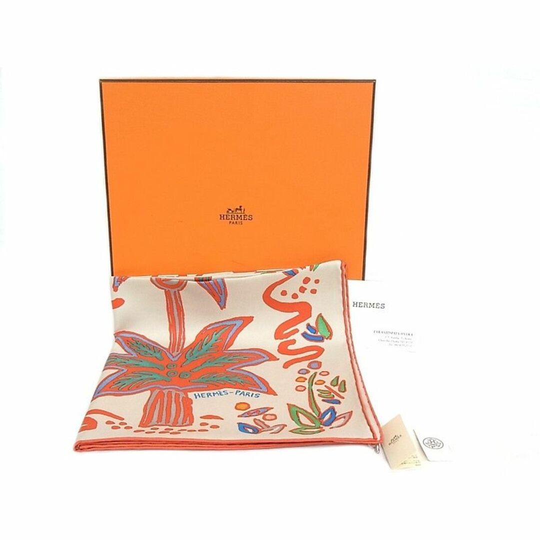 Hermes(エルメス)のエルメス　シルクスカーフ カレ90　ISOLA DI PRIMAVERA　春の島 レディースのファッション小物(バンダナ/スカーフ)の商品写真