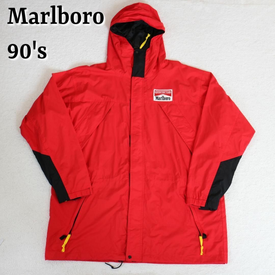 90s Marlboro マルボロ マウンテンパーカー ワッペン 古着 Lの通販 by