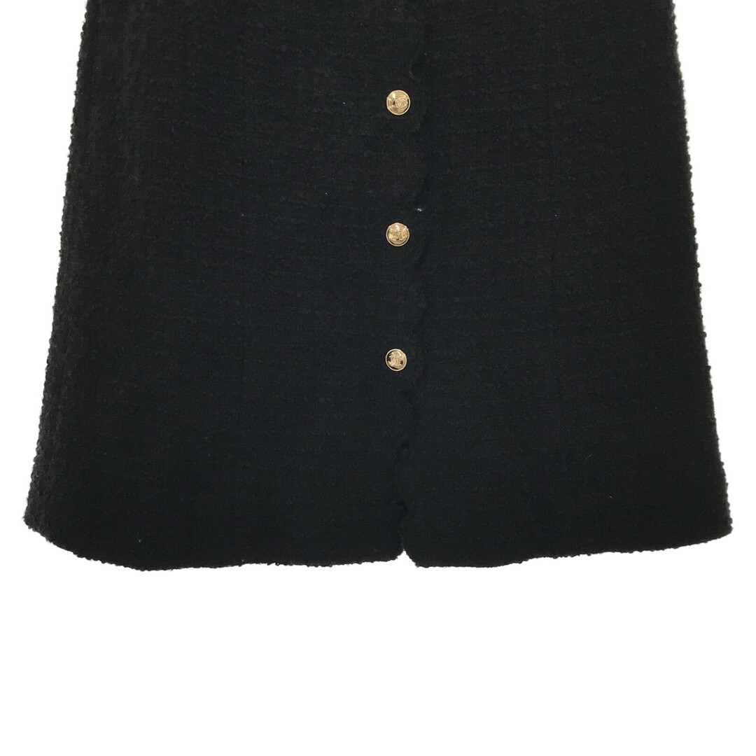 極美品♡  CHANEL  ツイード   スカート　黒
