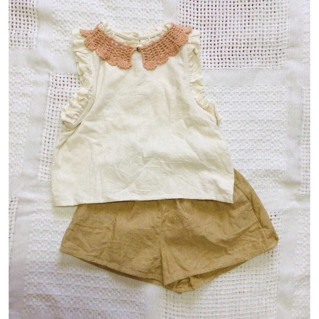 SOOR PLOOM(ソーアプルーム)の最終価格　SOOR PLOOM Thelma   Natural  8y キッズ/ベビー/マタニティのキッズ服女の子用(90cm~)(ブラウス)の商品写真