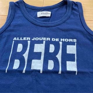 ベベ(BeBe)のBE BE  プリントタンクトップ キッズ　サイズ100㎝　 美品(Tシャツ/カットソー)