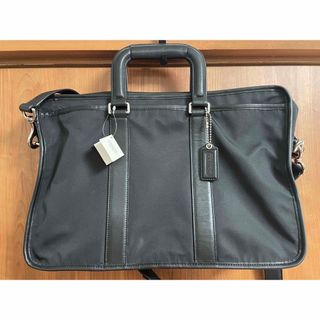 コーチ(COACH)の【値下げ】 コーチ/F70382 BriefCase 2WAYバッグ 黒(ビジネスバッグ)