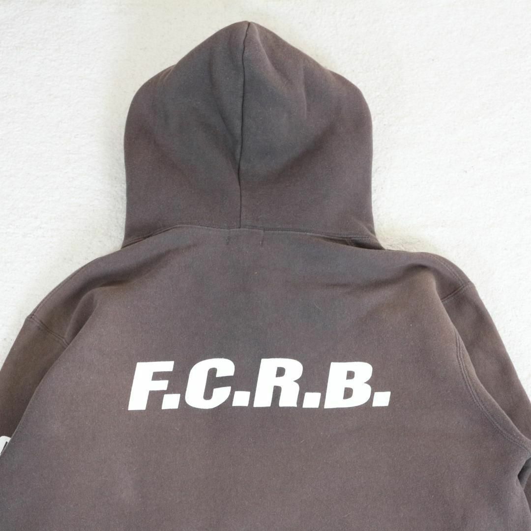 初期 F.C.R.B. フルジップ スウェット パーカー ブラック 2000 L 5