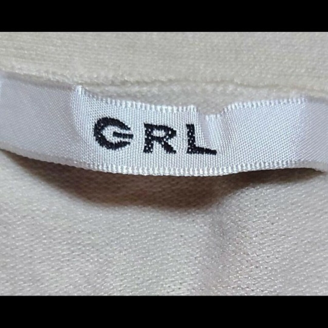 GRL(グレイル)のGRL グレイル チュールレース半袖カーディガン L  アイボリー レディースのトップス(カーディガン)の商品写真