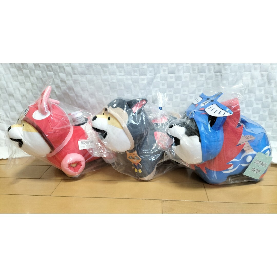 色移り有り 【5体セット】しばんばん×カプコン BIGぬいぐるみ - 通販