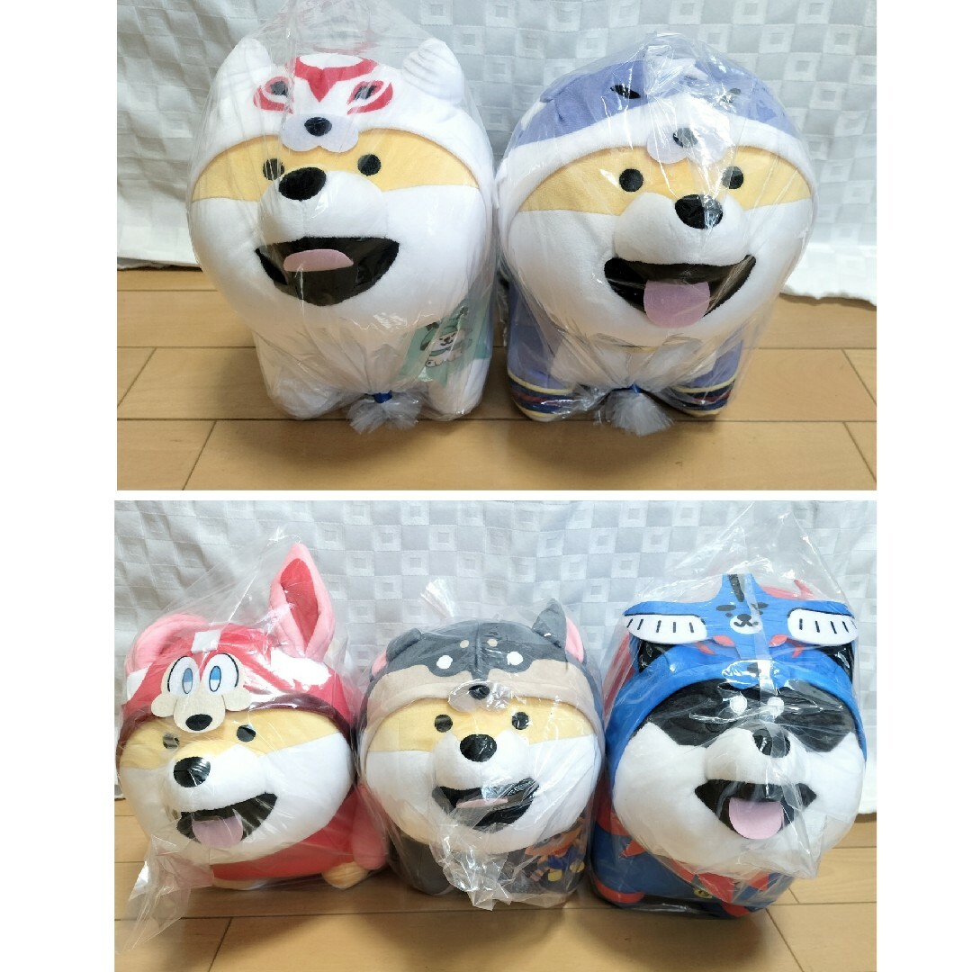 しばんばん×カプコン BIGぬいぐるみ 5種セット セール超高品質
