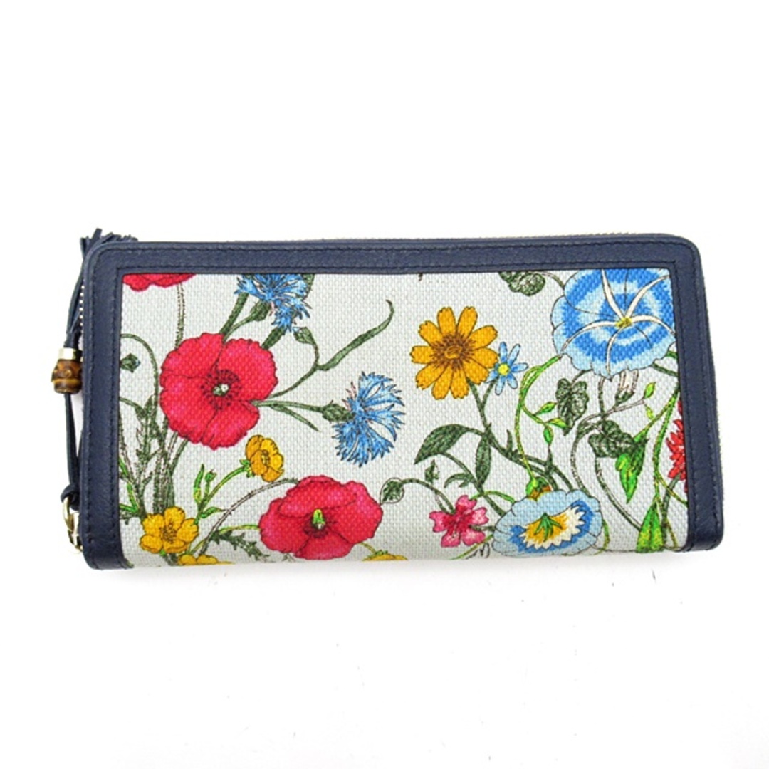 Gucci - グッチ フローラ バンブータッセル ラウンドファスナー長財布