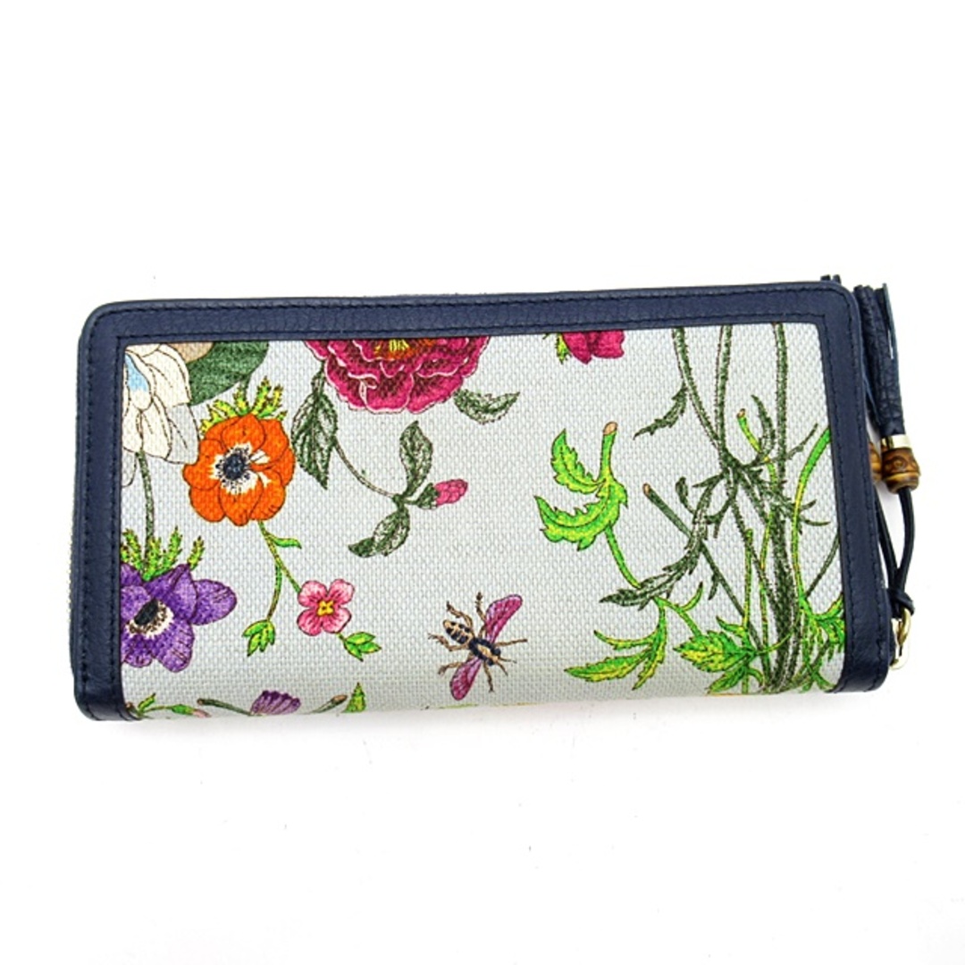 Gucci - グッチ フローラ バンブータッセル ラウンドファスナー長財布