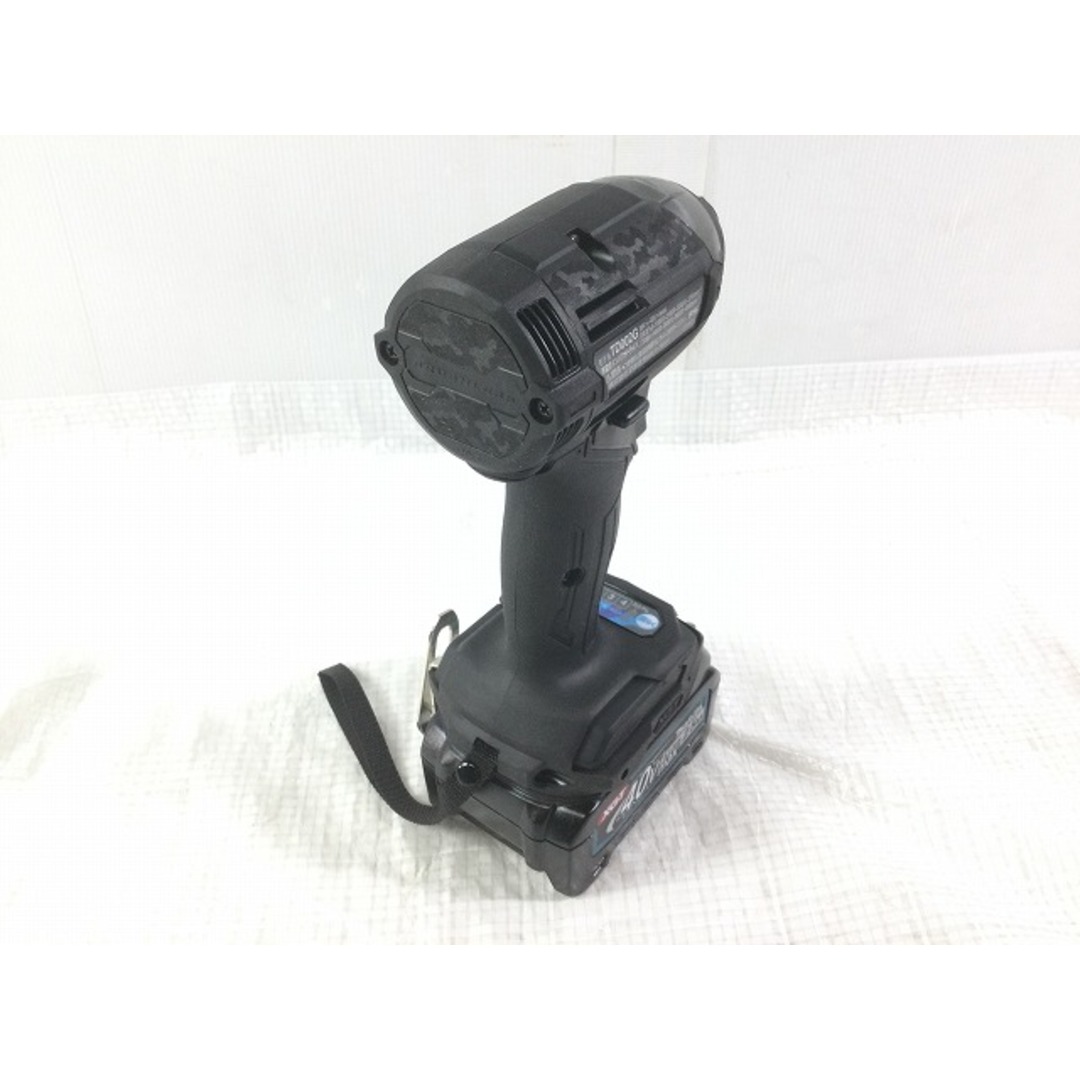 ☆未使用品☆makita マキタ 40Vmax 充電式インパクトドライバ TD002GRDXB 黒/ブラック バッテリー2個(2.5Ah) 充電器 ケース付き 75714