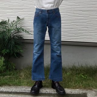 39s684Levi90s vintage フレアパンツ　ダメージ　ウエスタンベルボトム