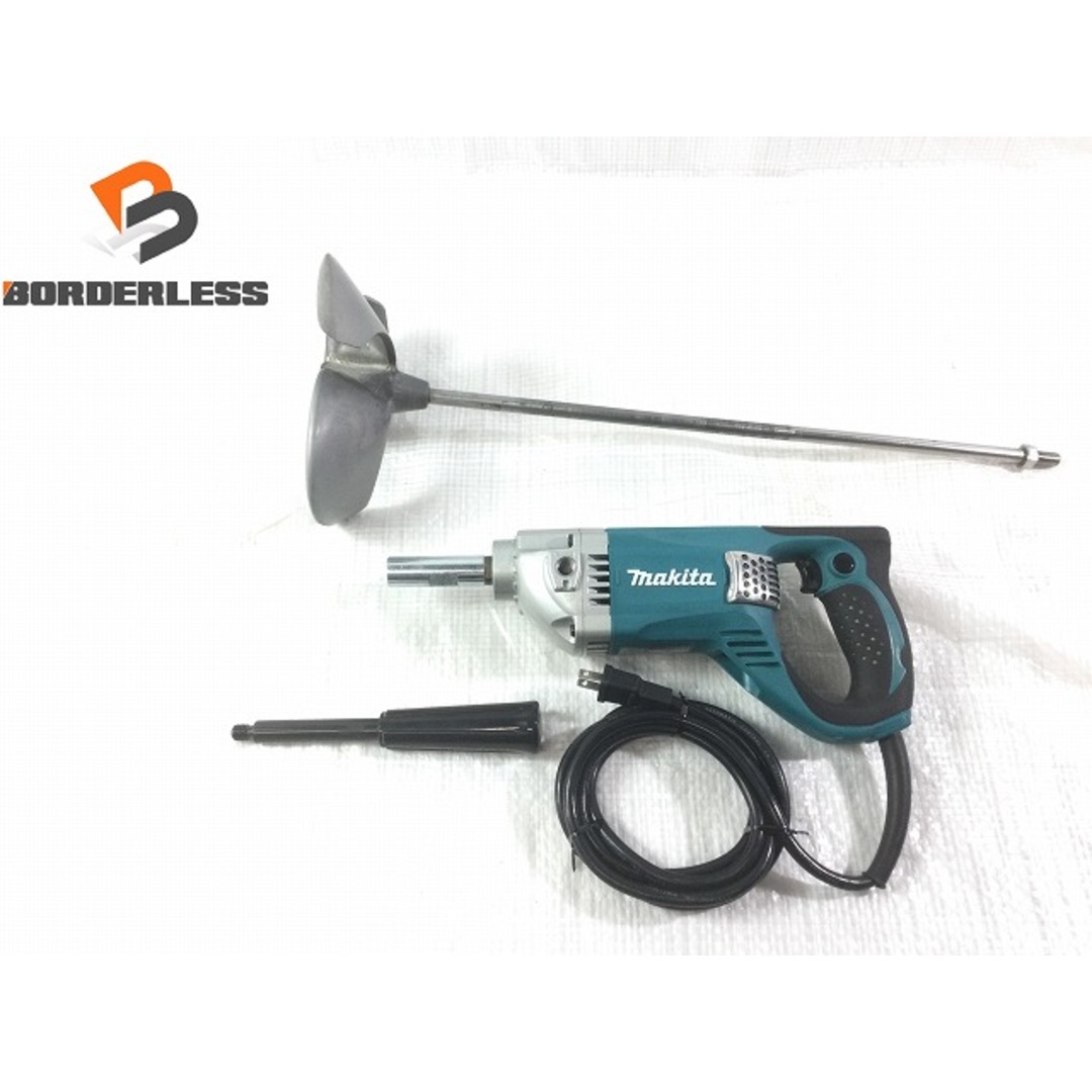 ☆比較的綺麗☆ makita マキタ 100V カクハン機 UT2204 かくはん機 ミキサー 振とう機 攪拌 漆喰 モルタル 高粘度塗料 74735工具