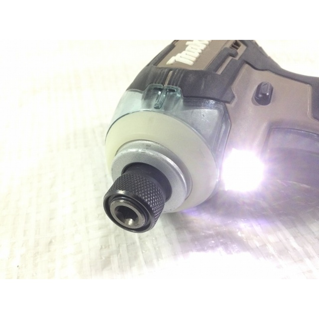 ☆比較的綺麗☆限定色 makita マキタ 14.4V 充電式インパクトドライバ TD160D 茶/オーセンティックブラウン 充電器 ケース付 74824 7