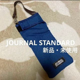 ジャーナルスタンダード(JOURNAL STANDARD)のジャーナルスタンダード デニム調ポーチ 新品 ネイビー おでかけ(その他)