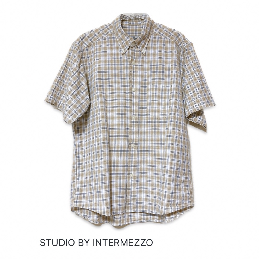 INTERMEZZO(インターメッツォ)のSTUDIO BY INTERMEZZO  半袖シャツ メンズのトップス(シャツ)の商品写真