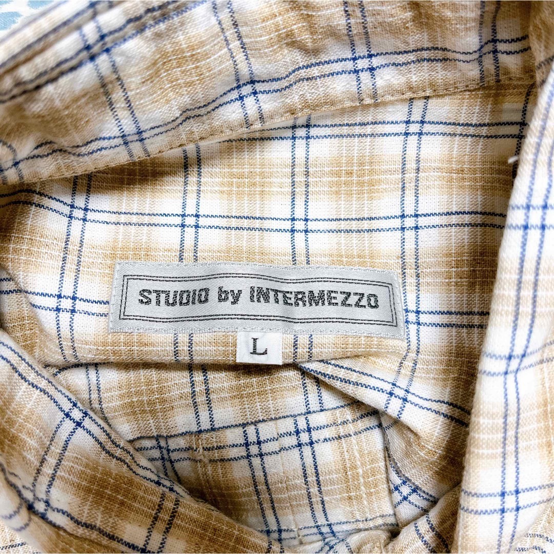 INTERMEZZO(インターメッツォ)のSTUDIO BY INTERMEZZO  半袖シャツ メンズのトップス(シャツ)の商品写真
