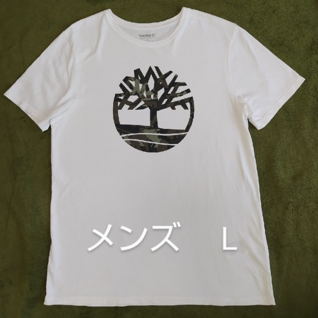 Timberland(ティンバーランド)のティンバーランド　半袖　ティシャツ　L　メンズ メンズのトップス(Tシャツ/カットソー(半袖/袖なし))の商品写真