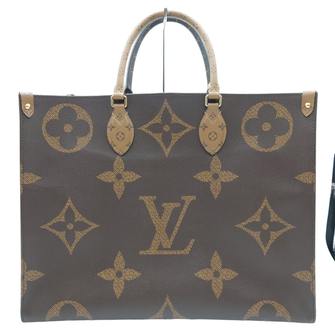 【40,000円OFF お値引き】Louis Vuitton ルイヴィトン オンザゴー GM ハンドバッグ トートバッグ 2WAY ジャイアントモノグラム リバース レザー M45320 【 AB】 送料無料 当店通常価格329,800円