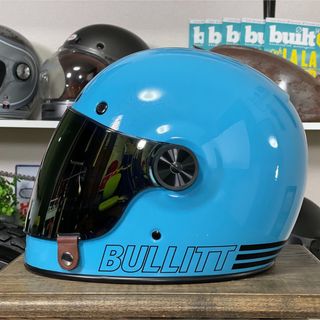 美品☆BELL BULLITT ベル ブリット レトロブルー/XL | mdh.com.sa