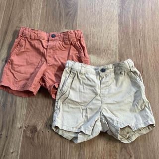 エイチアンドエム(H&M)のH&M ショートパンツ　2枚セット　90(パンツ/スパッツ)