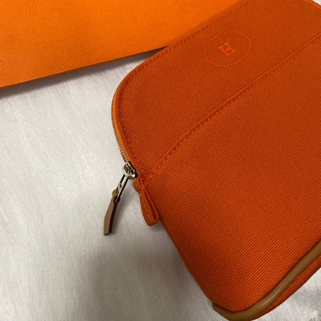 HERMES ボリードポーチ ミニ オレンジ 通販オンライン