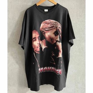 2PAC MEMORIALMAKAVELI RAPSHIRTBAYCLUB XL(Tシャツ/カットソー(半袖/袖なし))