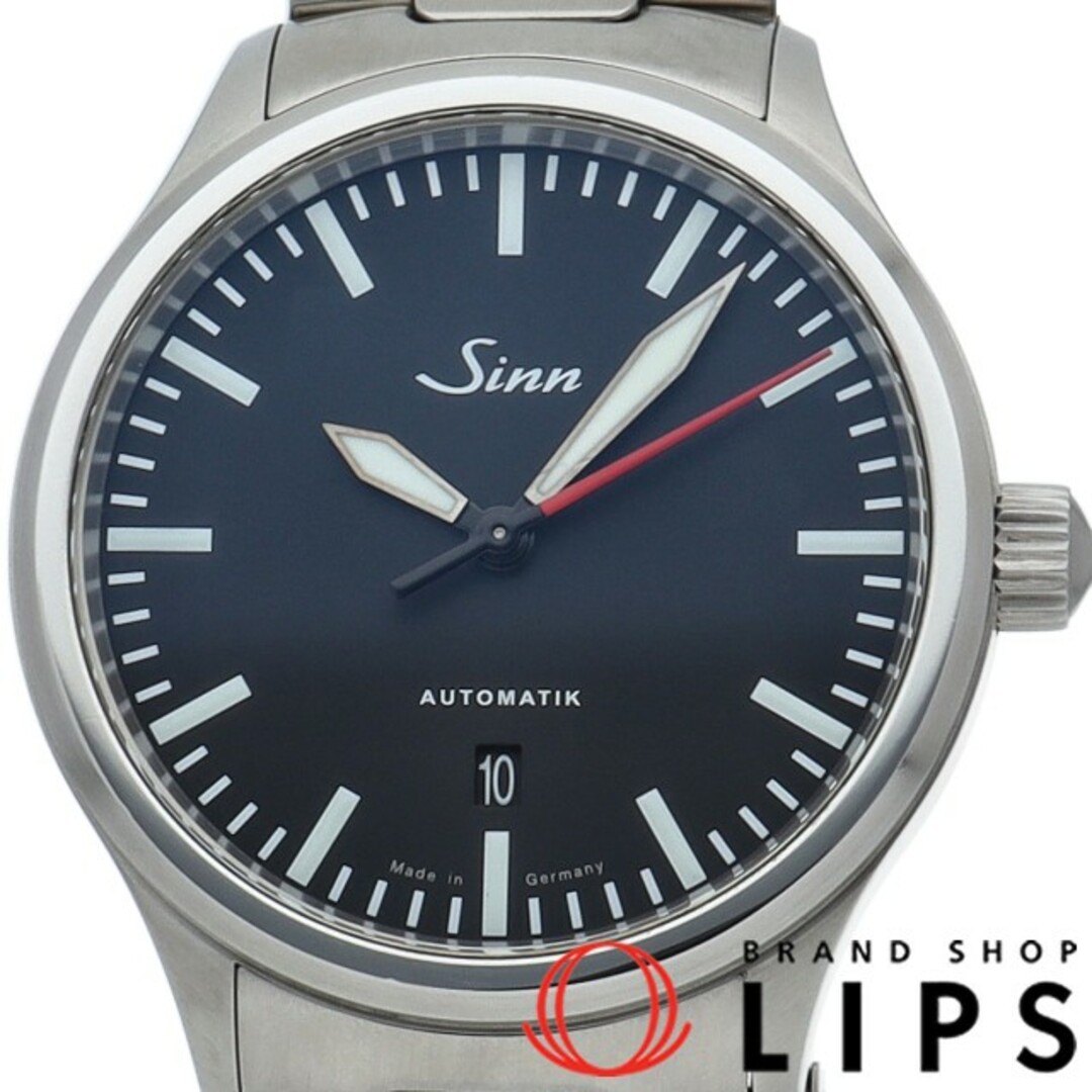 SINN(シン)のジン 836 オートマチック 43mm  836.M 836.M
 箱 1駒 SS メンズ時計 ブラック 仕上げ済 美品 【中古】 メンズの時計(その他)の商品写真